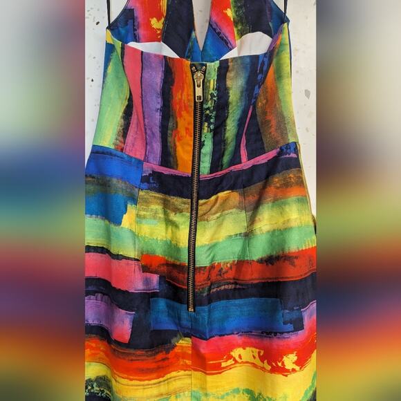 Milly Multicolor Halter Dress - Picture 5 of 5